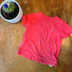 Red Kids Polo T-Shirt